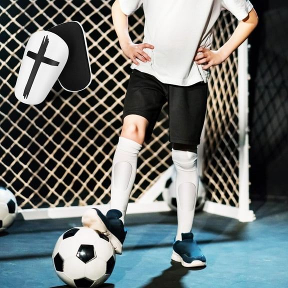 UPKOCH Kids Soccer Leg Protection Shin Guard Sleeves Multi 2 Pairs