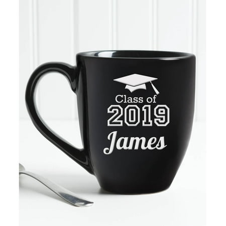 Personalized Graduation Coffee Mug - Black 14.5 oz