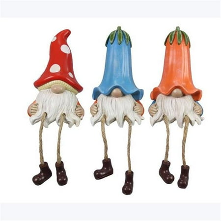 

Youngs 73336 5 in. Resin Shelf Sitting Gnome 3 Assorted
