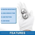 thumbnail image 5 of Unique Bargains 32.0mm Bearing Ball Bearing Steel G16 Precision Ball Silver Tone 2 Pcs, 5 of 7