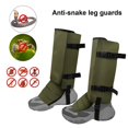 thumbnail image 4 of CSChome Camping Gaiters Waterproof Leg Gaiters Quick Release Size Adjustable Bite Protection Camping Hiking Lower Leg Guard, 4 of 6