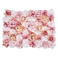 thumbnail image 2 of Biombo artificial de hortensias color rubor, 40x60 cm, con diseño de celosía para mayor privacidad. C, 2 of 9