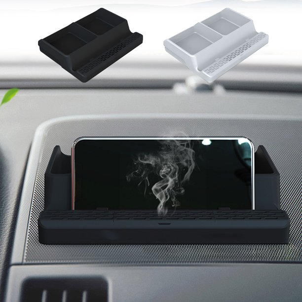 Ganfancp Multi Funcional Contra La Almohadilla Del Resbalón para El Almacenaje Del Poseedor Del Teléfono de La Consola de Centro de Coche Número Obliterate Del Coche Contra La Almohadilla Del Resbaló