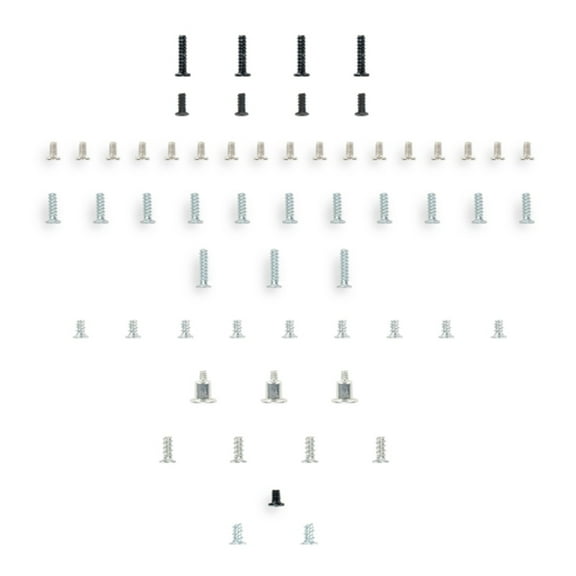 58Pcs Full Set Screws for Switch Lite Game Console Gaming Accessories Game Host Internal External Screw Set Replacement