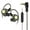 Black, variant on X7 Sports Earphones 11mm PET Diaphragm High Resolution 3.5mm Corded Headsets with 360 Surround Sound for Running and Gym