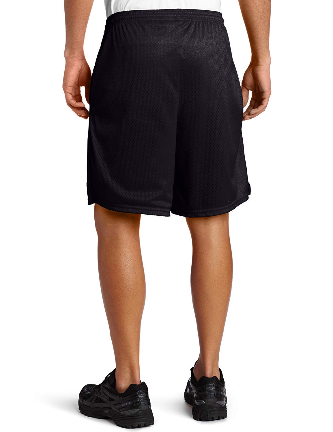 Champion Mens Long Mesh Shorts with Pockets, 2XL, Black Walmart Canada