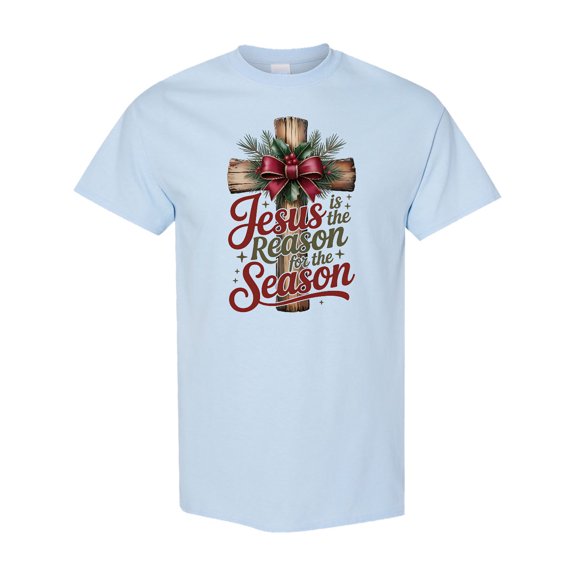 Inktastic Jesus is the Reason for the Season Christian Cross T-Shirt