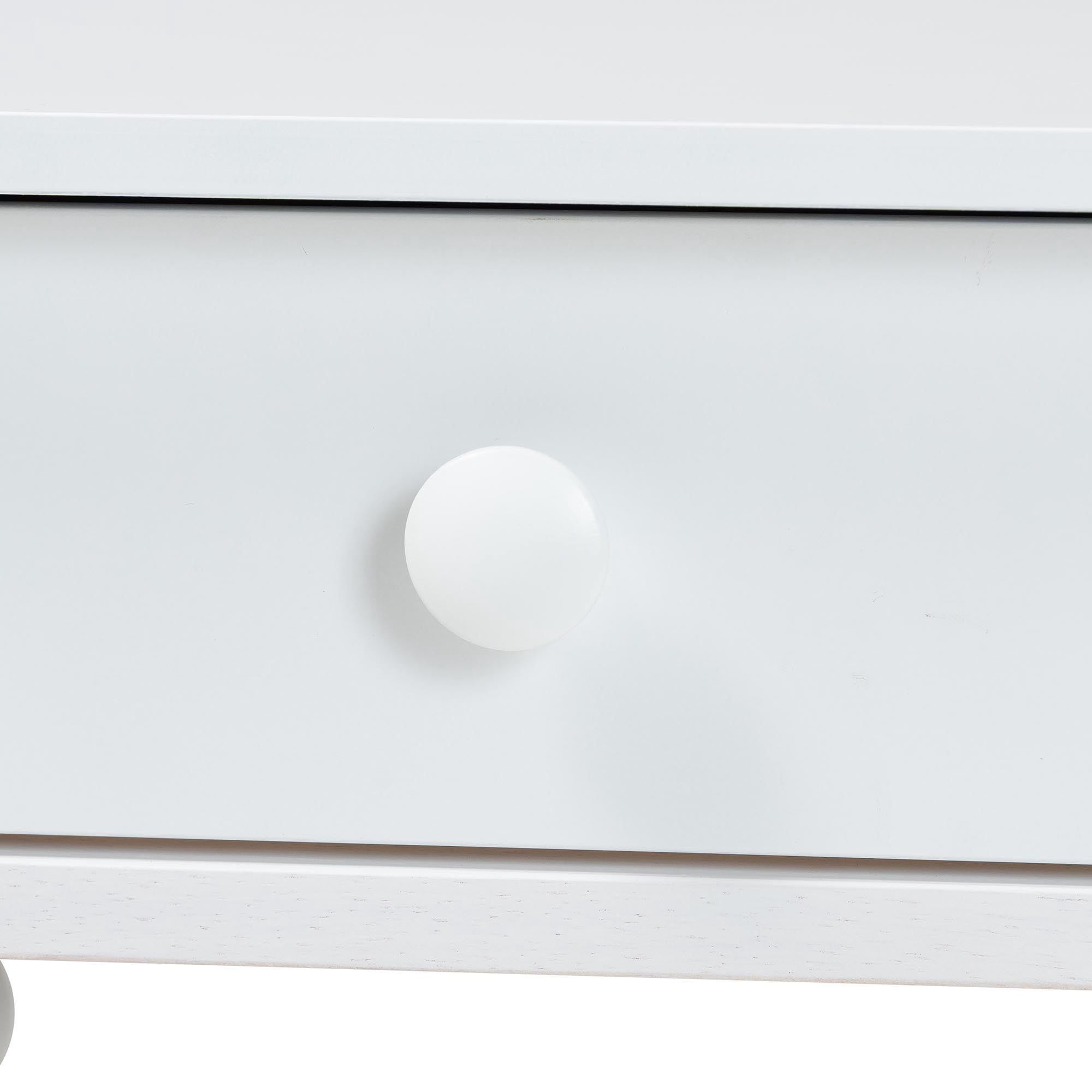 Baxton Studio Brantley Modern Farmhouse Nightstand, 1-Drawer, White