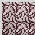 thumbnail image 4 of Soimoi Asian Paisley Print, Velvet Fabric, Decor Sewing Fabric by The Yard 54 Inch Wide,Decorative Fabric for Upholstery and Home Accents, Maroon, 4 of 5