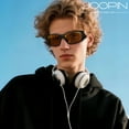 thumbnail image 4 of Joopin Wrap Around Sunglasses Men Women Polarized UV400 Square Fashion Sports Sun Glasses(Brown), 4 of 8