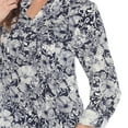 thumbnail image 6 of White Mark Casual Floral Print 3/4 Sleeve Blouse and Palazzo Pant Clothing Set, 2-Piece, Women's, 6 of 7