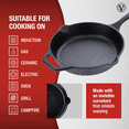 thumbnail image 5 of Victoria 10-Inch Cast Iron Skillet, Seasoned Cast Iron Frying Pan with Long Handle, Made in Colombia, 5 of 6