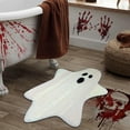5x9 Rug Cute White Character Carpet Home Velvet Floor Mat Bathroom