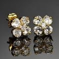 thumbnail image 2 of 18K Gold Plated Earring Flower Aaa Cubic Zircon Women'S G223, 2 of 5