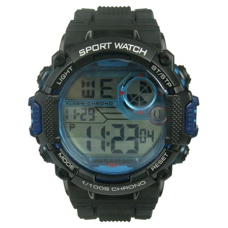 George Mens Digital Sport Wristwatch Plastic Strap