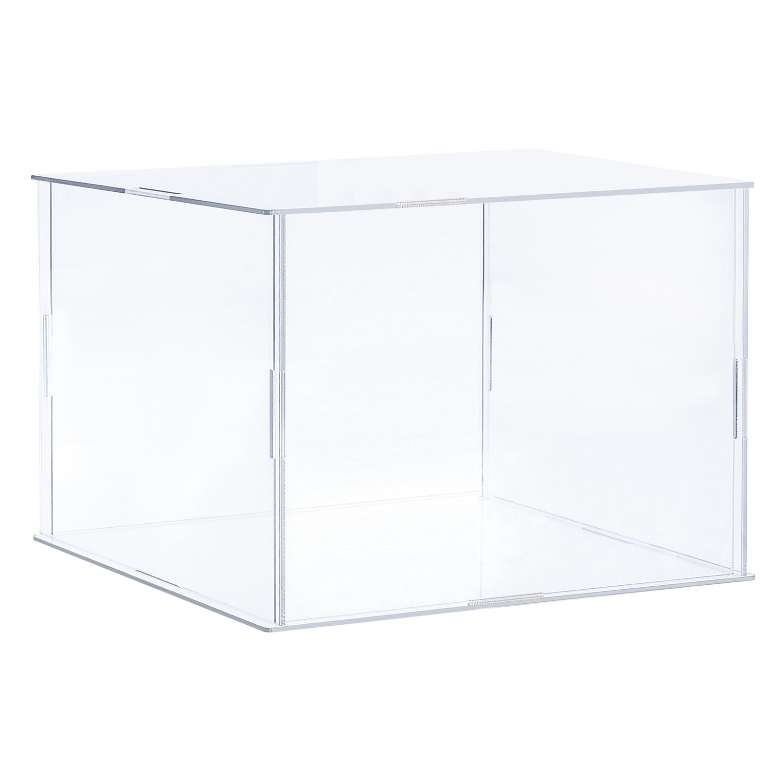 Acrylic Display Case Plastic Box Cube Storage Box Transparent Assemble