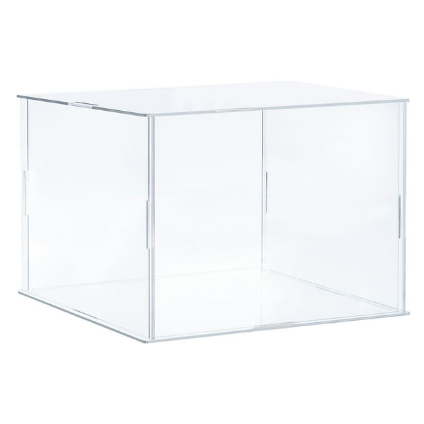 Acrylic Display Case Plastic Box Cube Storage Box Transparent Assemble