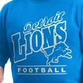 thumbnail image 5 of Men's G-III Sports by Carl Banks Blue Detroit Lions Adaptive Headliner Team Name Graphic Fleece Pullover Sweatshirt, 5 of 6