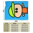 thumbnail image 4 of Stumble Guys Cartoon Blanket, Ultra Soft Cozy Luxury Fleece Throw Blanket For Couch Bed Sofa, All Season Warm Flannel Blankets Bedding for Kids Boys Girls 60"x50", 4 of 7