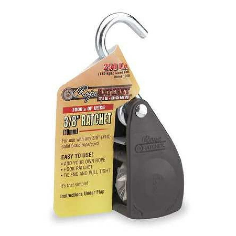 Rope Ratchet 10026 Hook Rope Ratchet, 3/8 In.W