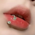 thumbnail image 4 of K-KED Women C Lip Ring Non-piercing Lip Clips Cuff Piecing Lip Stud Labret Lip Rings-Blue-1.2*10mm, 4 of 9