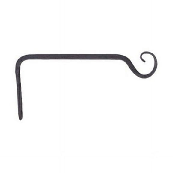 Green Thumb 89406GT Hanging Plant Hook, Straight, Black, 6-In. - Quantity 1