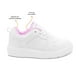 thumbnail image 2 of Tenis escolar Coqueta para niña sintético blanco con detalles en rosa, 2 of 5