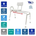 thumbnail image 3 of Eagle Health Banc de Transfert Coulissant Fournitures (Régulier) 77211, 3 of 5