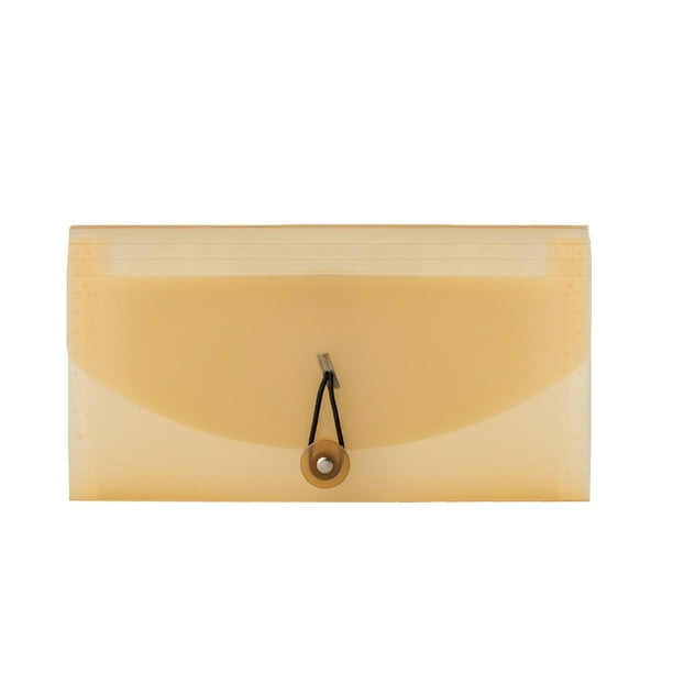 Bolsa de acordeón para archivos, multifuncional, categorizable y etiquetada.