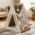 thumbnail image 4 of Corrugated Paper Cat Scratching Post for Indoor Play and Training | Large Scratch Board for boredom and interactive, 4 of 6