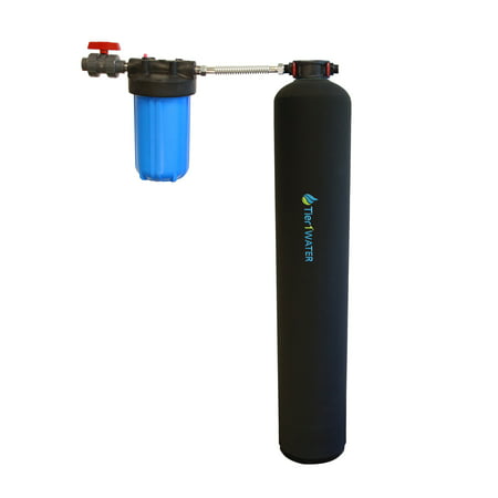 Tier1 Compatible Whole House Salt Free Water Softener System for 1-3 Bathrooms with 10 Inch, 5 Micron Pre-Filter Water  Filtration