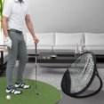 thumbnail image 1 of Filet d'Entraînement de Golf Portable avec Cadre en Métal et Filet en Nylon - Installation Instantanée, Usage Intérieur/extérieur pour Perfectionner la Balançoire, le Lob, le Pitch, le Chip, la Course et les Coup de Poing - Durable pour l'Entraînement Toute l'Année, Idéal, 1 of 6