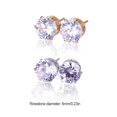 thumbnail image 4 of Guardurnaity Pendientes hipoalergénicos de cristal con diamantes de imitación para mujeres y niñas para fiesta Ropa, zapatos y accesorios Miscelánea Oro, 4 of 6