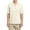 Ivory, variant on Mens Patterned Easy Care Camp Shirt Short Sleeve Button Front Rayon Blend