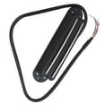 thumbnail image 4 of Pastilla Humbucker Doble Riel Caliente 11K Bling Bling Imán Cerámico ABS Riel Plateado Negro, 4 of 12