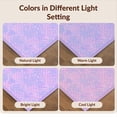 thumbnail image 7 of Design&I 5'x7' Ultra Soft Area Rug, Aesthetic Scale Stripe Cute Bubble Cluster Motif Purple Mermaid Refined None Fluffy Washable Non Shedding for Bedroom Living Room Home Office, 7 of 7