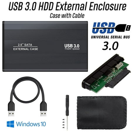 USB 3.0 SATA 2.5 Inch Hard Drive Portable External Enclosure HDD