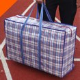 thumbnail image 3 of Heavy Duty Woven Polypropylene Extra Large Travel and Moving Storage Organizer Bag With Secure Drawstring Closure, 3 of 3