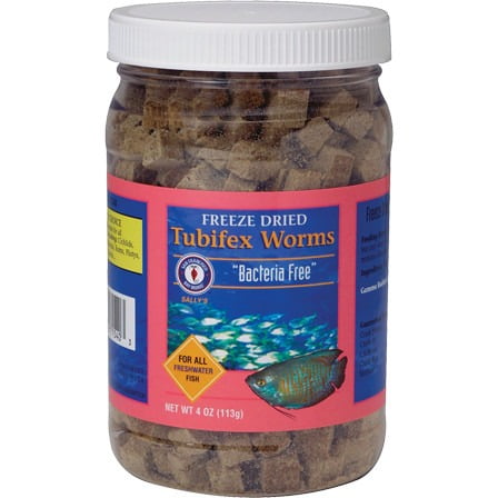 San Francisco Bay Brand Fish Food - Freeze Dried Tubifex (Best Food For Red Worms)
