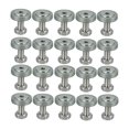 thumbnail image 1 of 20Pcs Para Motocicleta Plateado Tono Guardabarros Parachoques Arandela Perno Tuerca Kit, 1 of 1