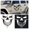 thumbnail image 3 of Large Size 59X53CM Skull Head Car Stickers and Decals Reflective Vinyl Car Styling Auto Engine Hood Door Window Car Stickers, 3 of 6