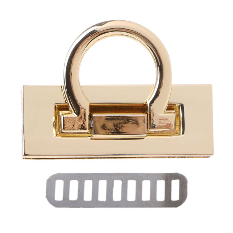 4Colors Bag Hardware Handbag Clasp Turn Lock Twist Lock Purse Parts DIY Craft 