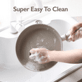 thumbnail image 5 of Chou Chou Nonstick 9.5 Inch Stir Frying Pan with Handle, Induction Compatible Cookware, Kitchen Essential Non Stick Ceramic Coating Skillet, Healthy Cooking Omelet Tamagoyaki, Made in Korea (24cm), 5 of 9
