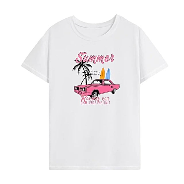 Camiseta para Mujer Básica Yuyangstore Camiseta Clásica Cuello Redondo S
