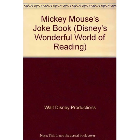 Pre-Owned Mickey Mouse's Joke Book (Hardcover) 0394926323 9780394926322