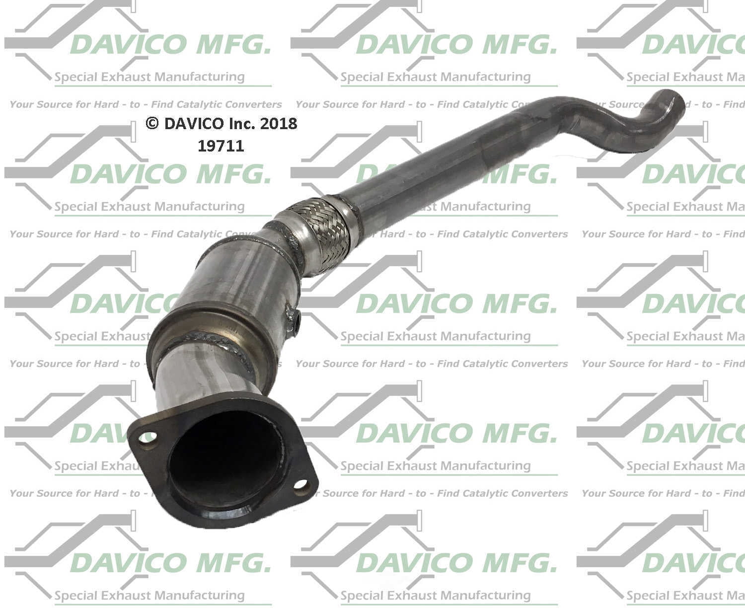 Davico Mfg 19711 Direct-Fit Catalytic Converter