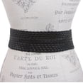 thumbnail image 3 of Women's High Waist Braided Woven Full Grain Leather Belt, 3 of 3