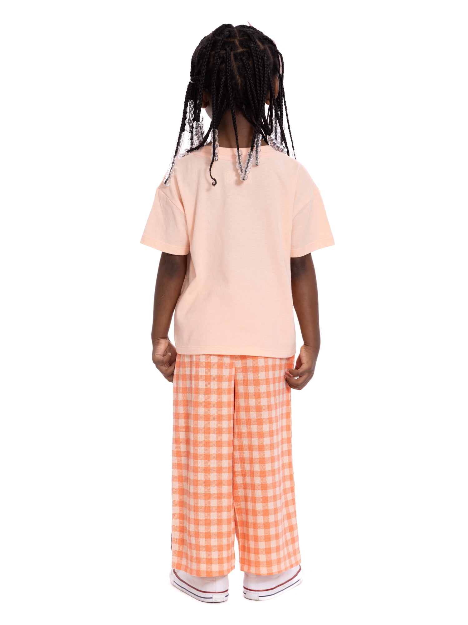 Minnie Mouse Toddler Girls Graphic Tee and Print Pants Set, 2-Piece, Sizes 12M-5T