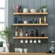 thumbnail image 5 of Soporte flotante Wildnut, resistente, 15 cm, 6 unidades, negro, 5 of 9