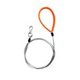 thumbnail image 4 of serony Pet Walking Leash Portable Smooth Replacement Training Steel Rotatable Stylish Anti-rust Smooth Anti-bite Training Harness Choker Accessories Transparent 2M, 4 of 9